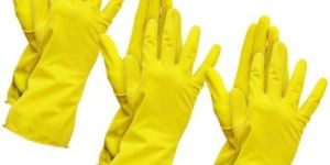 Yellow Hand Gloves