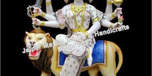 Marble Durga Mata Statues