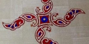 Acrylic Shankh Rangoli