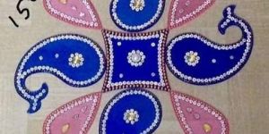Decorative Handicraft Acrylic Rangoli