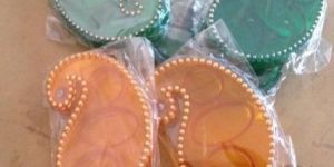 Mango Shape Kumkum Box