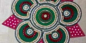 Peacock Acrylic Rangoli