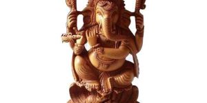 Wooden Ganesh Statues