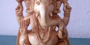 Wooden Ganesha