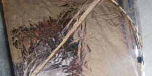 Plain Silver Plastic Kites