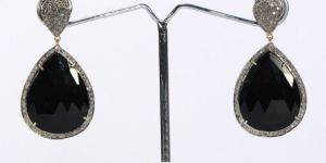 Antique Style Drop Shaped Earrings