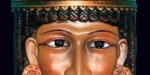 Terracotta Sculpted Tribal Lady Wall Hanging