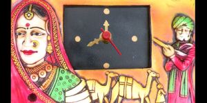 Terracotta Traditional Wall Clock