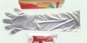 VG-10 White Veterinary Full Hand Gloves