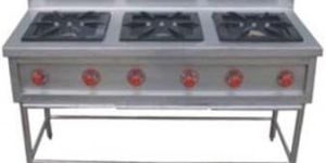 Three Burner Cooking Range