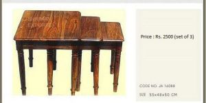 Wooden Stool Set