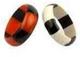 Black & white Resin Bangles