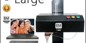 Ultra Large Touch Monitor Nameplate Steel Dot Pin Marking Machines
