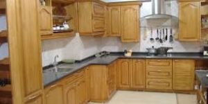 Solid Wood Modular Kitchen