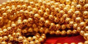 Golden Moti Beads