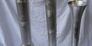 Aluminium Rough Silver Vase Set-3