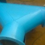 Ceramic Lined Composite Pipe Tee