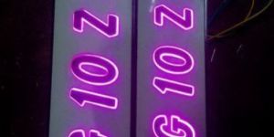 Acrylic Number Plate