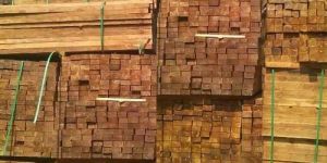 Brazilian Teak Wood Square Logs