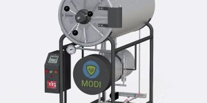 SEMI-AUTOMATIC CYLINDRICAL AUTOCLAVE