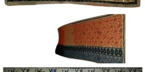 Flock Printed Designer Sarees