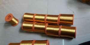 Yellow Touch Zari Thread