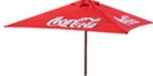 SQUARE WOODEN HANDLE UMBRELLA