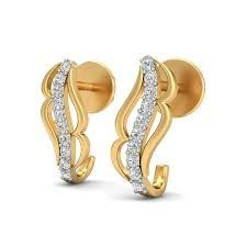 Gold Diamond Earrings