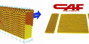 Yellow Green Evaporative Cooling Pad