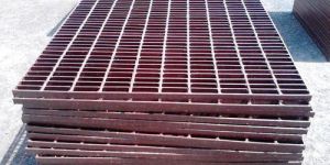 Grating with Red Oxide Primer