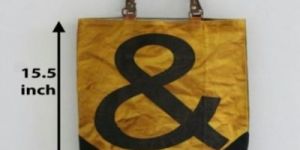 PH084 Canvas Mix Leather Tote Bag