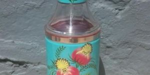 Hand Painted Enamelware Oil Dispenser