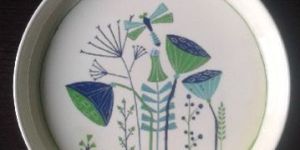 Hand Painted Round Plate