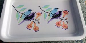 Hand Painted Serving Tray Rectangle