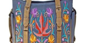 Handmade Embroidered Suede Cotton Bags