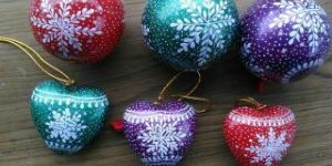 Paper Mache Christmas Decorations