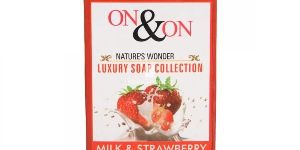 NATURES LUXURY MILK AND STRAWBERRY SOAP