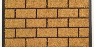 Rubber Moulded Coir Brush Door Mats