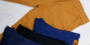 Mens Narrow Fit Cotton Trouser