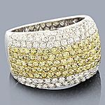 white yellow diamond band 335ct-14k-p-40949