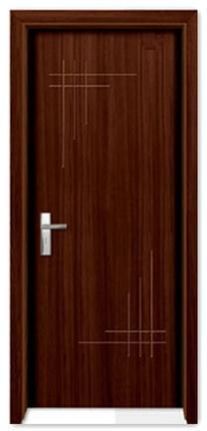 Dark Brown Laminated Flush Door