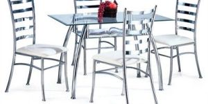 Steel Dining Table Set