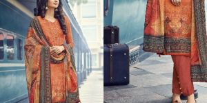 Varshaa Bridaa Georgette Digital Printed Suits at Wholesale Available