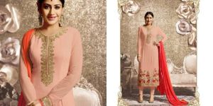 Vishnu Ishqbaaz Georgette Semistitched Suits