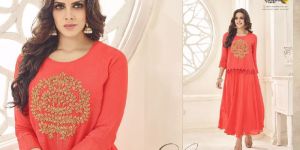 Volono Palak Silk Designer Gowns