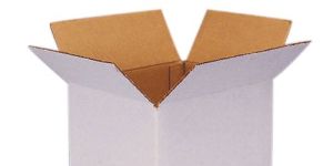 White Corrugated Box