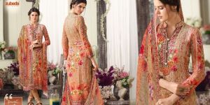 Zubeda Ansika Georgette Digital Work Suits