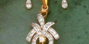 Gold Plated Pendant Set-04