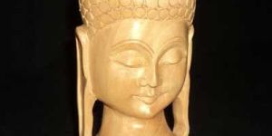 Wooden Gauttam Buddha