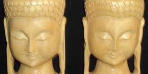 Wooden Gauttam Buddha